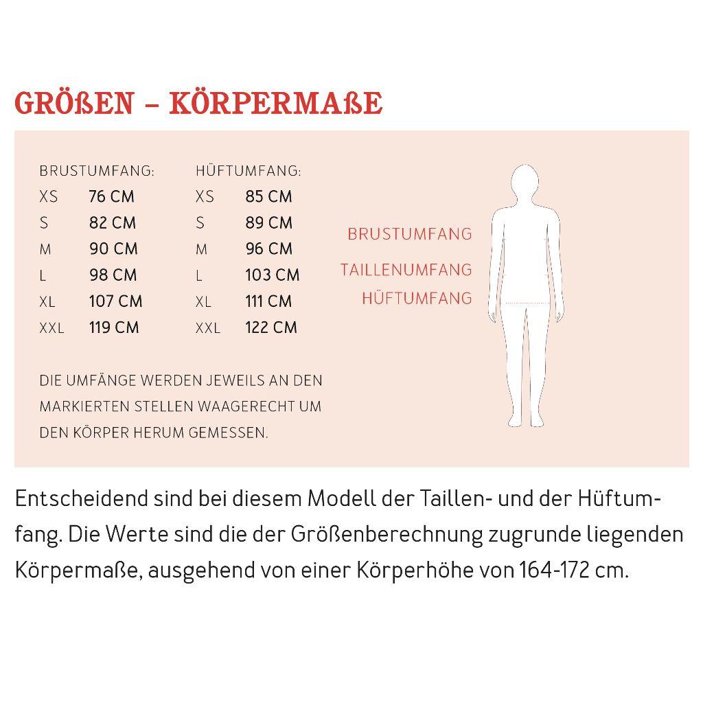Papierschnittmuster Sportleggings Frau Nena XS-XXL